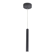 ST614.413.06 Светильник подвесной ST-Luce Черный/Черный LED 1*6W 4000K 330Lm 36° D32xH2200 Подвесные светильники 500_191_2947538